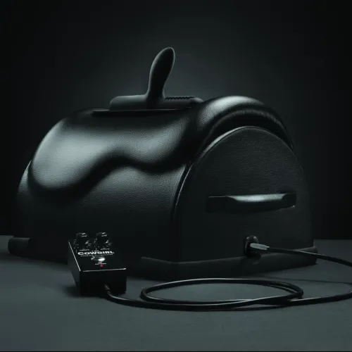 the cowgirl premium siedzisko intymne czarny - 6 trybow, sterowanie na Arena.pl