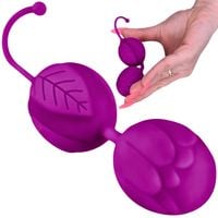 Ciche DRGAJĄCE KULKI GEJSZY Delikatny Silikon FIOLETOWY