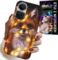 ETUI DO OPPO RENO10 PRO 5G - SŁODKI LISEK ZWIERZĘTA LEŚNE CASE +FOLIA
