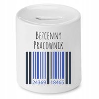 Dla Pracownika Skarbonka Bezcenny Pracownik Z Nadrukiem Ze Zdjęciem