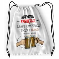 Plecak Dla Malwiny Sportowy Szkolny Worek Torba Z Nadrukiem Ze Zdjęciem