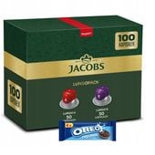 Kapsułki Jacobs LUNGOPACK do Nespresso(r)* 100 kaw, 9+1 opakowanie GRATIS!