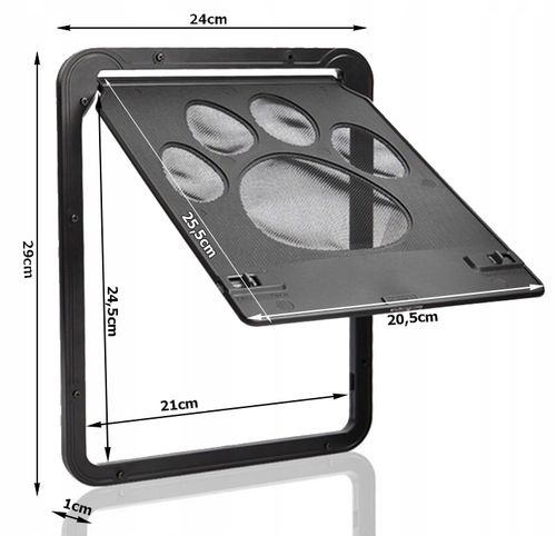 FURTKA KLAPKA TUNEL DO DRZWI MOSKITIERY DRZWICZKI WAHADŁOWE PSÓW PSA KOTÓW na Arena.pl