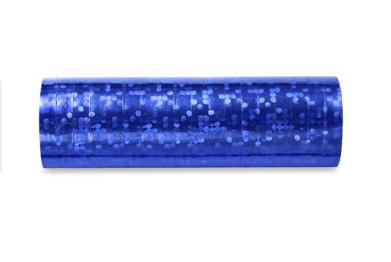 Serpentyny holograficzne, niebieski, 3,8m zdjęcie 1