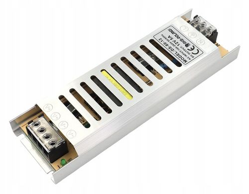 ZASILACZ 12V LED 60W 5A Slim Montażowy Modułowy Do Taśmy MONO RGB na Arena.pl