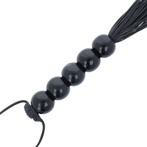 darkness smukły czarny bat bondage 45 cm - model z ergonomicznym uchwyt na Arena.pl