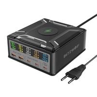 ładowarka sieciowa blitzwolf bw-s28 260w, 2xusb-a, 3xusb-c, 15w