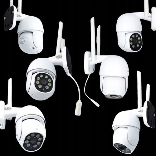 Zewnętrzna Kamera WIFI Obrotowa 1080p POLSKA APLIKACJA ŚLEDZENIE FULL HD SD na Arena.pl