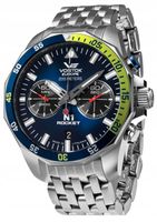 Zegarek Męski Vostok Europe 6S21-225A708B srebrny bransoleta