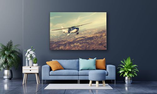 OBRAZ NA PŁÓTNIE 123 Lot 90x60cm na Arena.pl