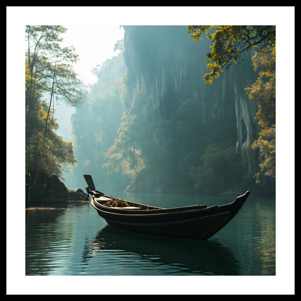 Plakat 40x40cm Samotność na Tafli zdjęcie 3