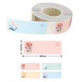 NIIMBOT Etykiety Naklejki 14*40mm 160szt KWIATY