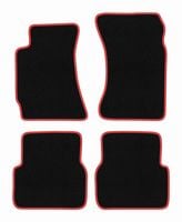 Dywaniki welurowe CARLUX-RED do Subaru Forester II 2002-2008 czarne