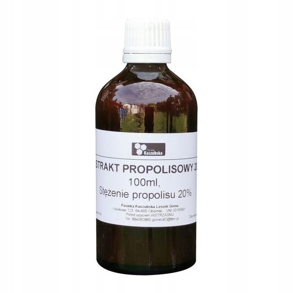 EKSTRAKT PROPOLISOWY PROPOLIS 20% 100ml zdjęcie 1