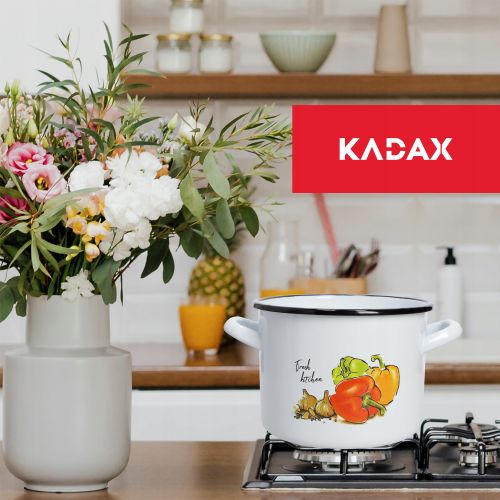 GARNEK GAR EMALIOWANY DUŻY DO ROSOŁU 18cm 3,4 L na Arena.pl