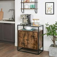 Szafka komoda kredens ze szklaną półką vintage