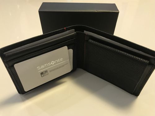 SAMSONITE PORTFEL MĘSKI PERFORATED RFID CZARNY na Arena.pl