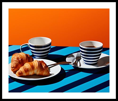Plakat 60x50cm Croissanty na Arena.pl