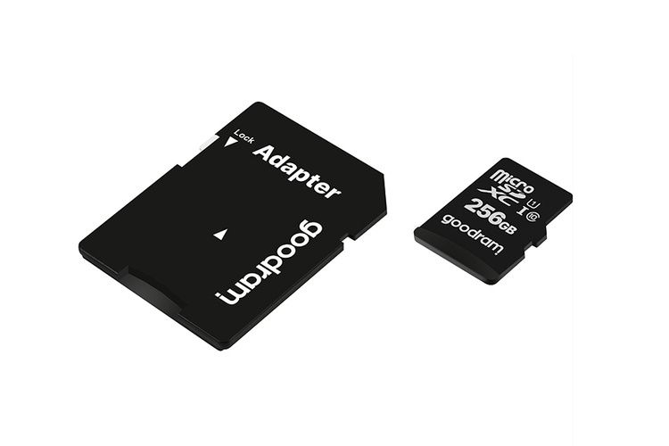GOODRAM karta pamięci 256GB UHS I microSD Class 10 + Adapter SD zdjęcie 2