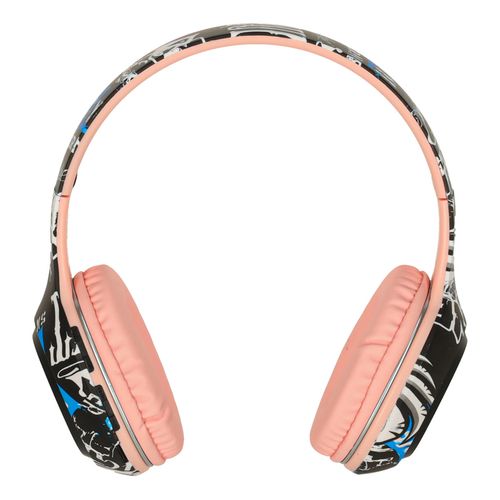 Słuchawki Bezprzewodowe Nauszne Bluetooth Składane Różowe Podświetlane na Arena.pl