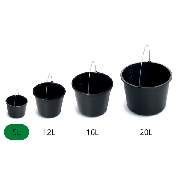 Wiadro budowlane 5l Gospodarcze plastikowe zdjęcie 7