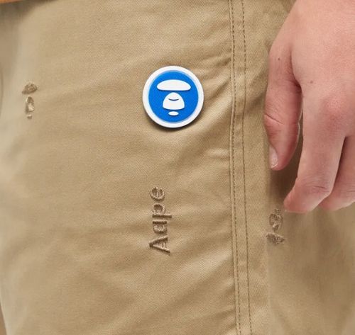 AAPE Street Baseball Short z haftem S na Arena.pl