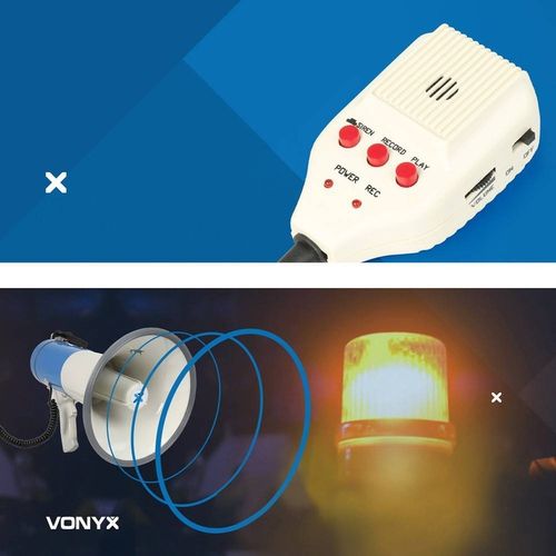 Megafon 65W VONYX USB MP3 AUX AKUMULATOR na Arena.pl