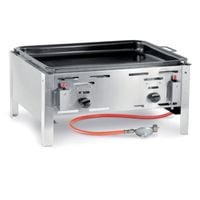 patelnia gazowa bake master maxi 590x480mm 11.6kw - hendi 154618