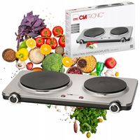 KUCHENKA ELEKTRYCZNA podwójna Przenośna DWUPALNIKOWA 2500W Płyta na