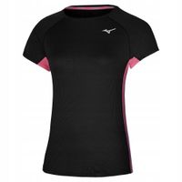 MIZUNO Dryaeroflow tee / Black / XS