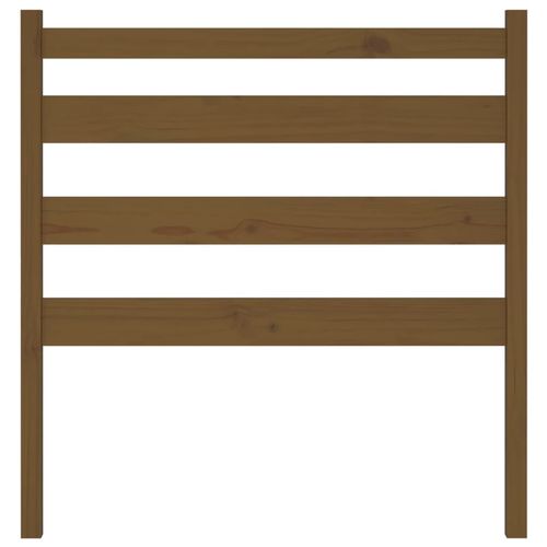 Wezgłowie łóżka, miodowy brąz, 81x4x100 cm, lite drewno sosnowe na Arena.pl