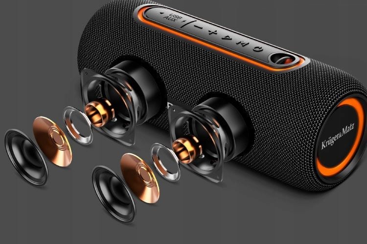 Głośnik Bluetooth 5.0 K&M TWS USB AUX IPX5 20W zdjęcie 5