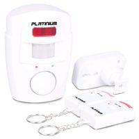 Alarm bezprzewodowy z pilotem mobilny przenośny alarm do pomieszczeń