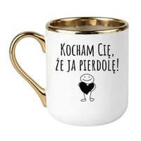 Elegant Biało-Złoty 330 ml