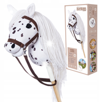 Hobby Horse A3 Koń na kiju Hoppihorse lejce biały akcesoria w zestawie