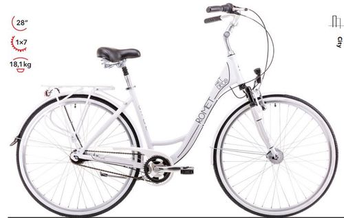 Rower Romet ART DECO 7 BIAŁY 19" na Arena.pl