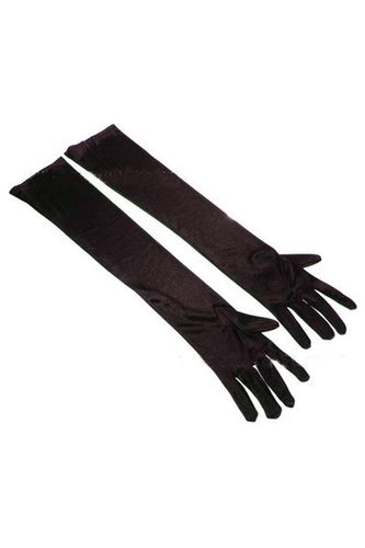 Long Black Satin Gloves Tu (Size: Tu) na Arena.pl