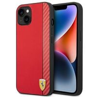 Etui Ferrari do iPhone 15 Plus, iPhone 14 Plus, Czerwony
