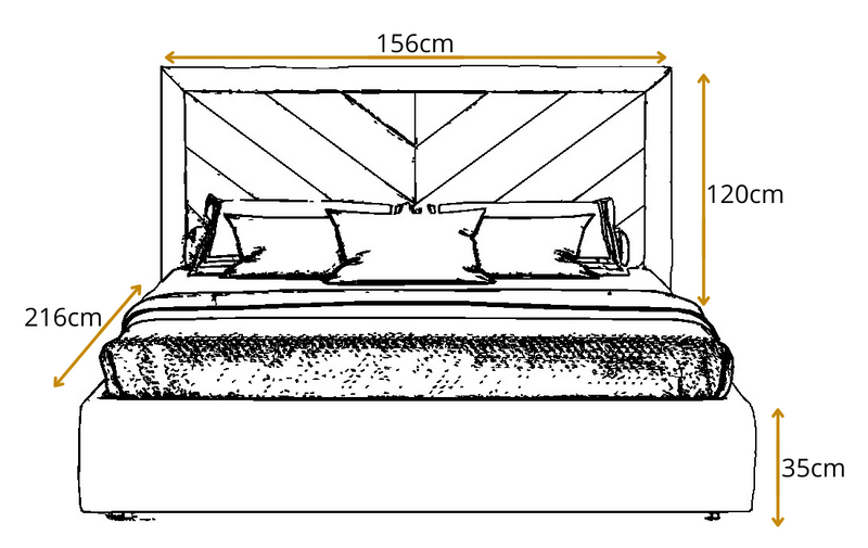 Łóżko Sypialniane Daglas, wyjątkowe i eleganckie. zdjęcie 6