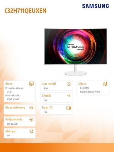Samsung C32H711QEUXEN na Arena.pl