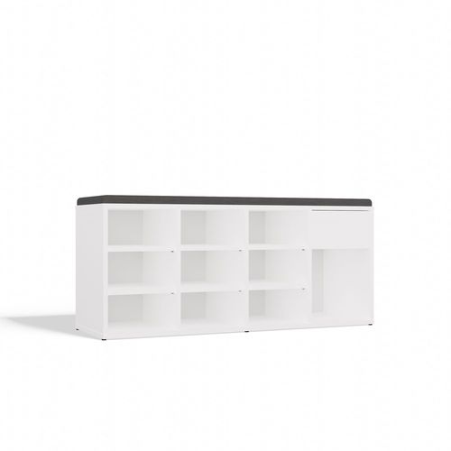 Szafka Na Obuwie Buty Otwarta TALLIN BIAŁY Do Przedpokoju na Arena.pl