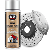 K2 BRAKE CALIPER PAINT 400ml SREBRNY Lakier do zacisków bębnów hamulcowych