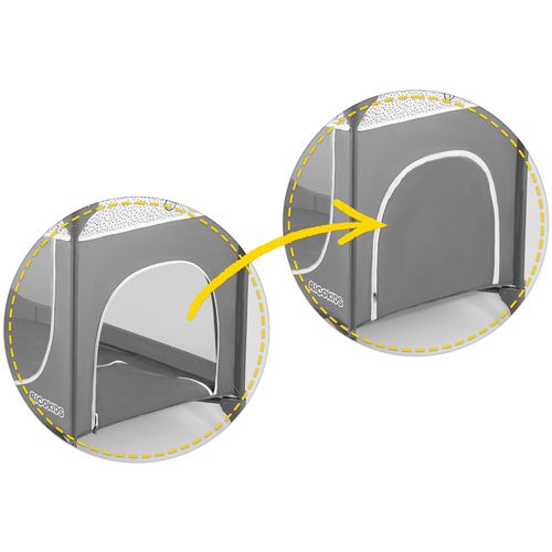 Łóżeczko turystyczne 125x65x78cm RK-241 szare na Arena.pl