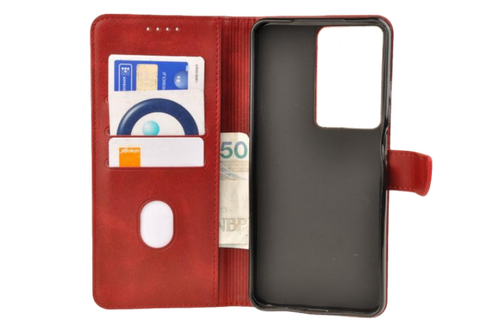 Etui portfel Wallet do Realme C71 / P3 Lite czerwony na Arena.pl