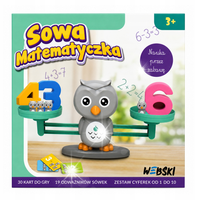 GRA EDUKACYJNA SOWA WAGA SZALKOWA NAUKA LICZENIA PREZENT DLA 5 6 7 8 LATKA