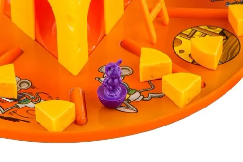 Gra Rodzinna Towarzyska Planszowa KOT I MYSZY Złap Ser Drabinki Cat & Mouse na Arena.pl