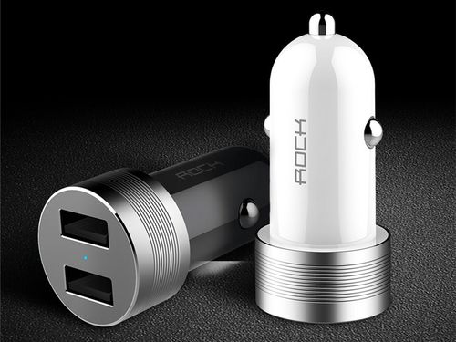 ROCK SITOR PLUS Ładowarka Samochodowa 2,4A 2x USB na Arena.pl