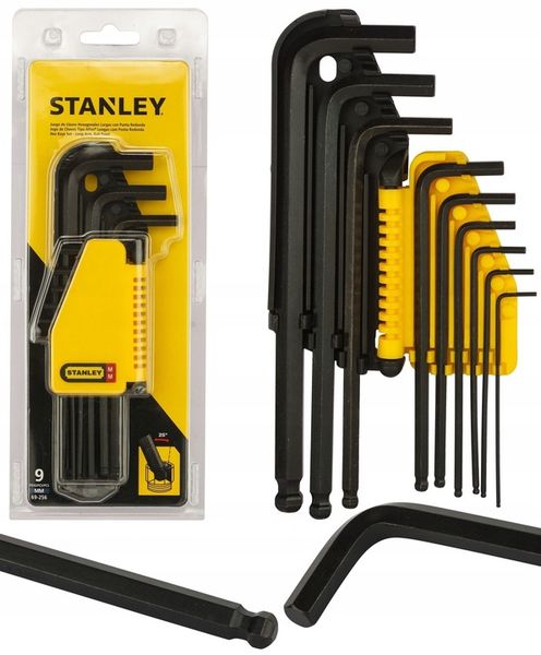 STANLEY 69-256 KLUCZE IMBUSOWE IMBUSY 9el 1,5-10mm zdjęcie 1