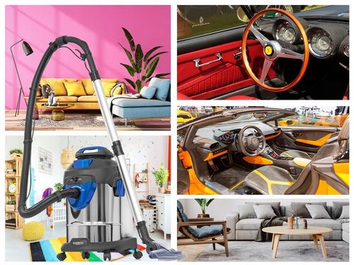 ODKURZACZ PIORĄCY DO TAPICERKI DYWANÓW 10W1 ZESTAW SSAWEK MOCNY PŁYN 1L na Arena.pl