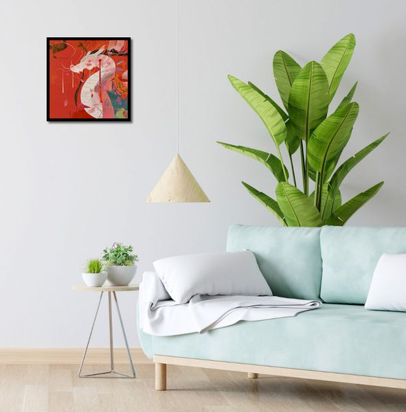 Plakat 40x40cm Orientacyjny Smok zdjęcie 4